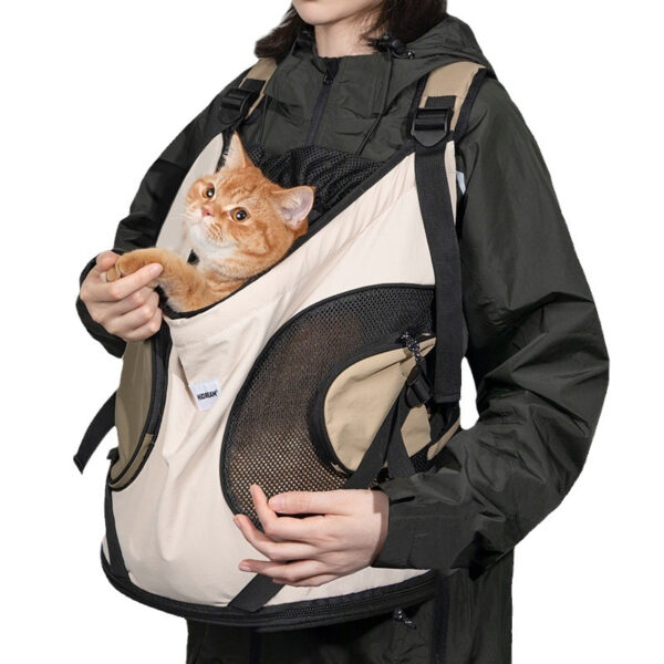 Hands-Free Pet Carrier Backpack - Comfortable & Breathable for Small Dogs & Cats