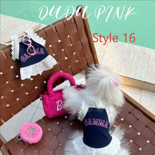 Summer Pet Dresses 3-Pack - Floral Princess Outfits for Small Dogs & Cats Short Description: 3 lightweight breathable dresses with adjustable straps. Perfect for summer! Free shipping worldwide. - 图片 9
