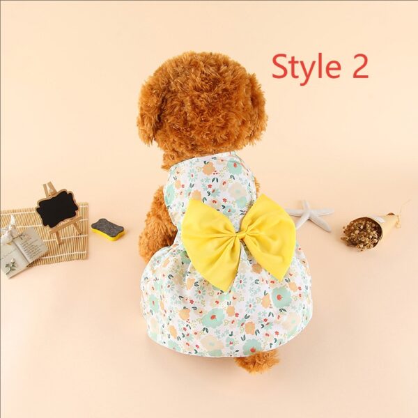 Summer Pet Dresses 3-Pack - Floral Princess Outfits for Small Dogs & Cats Short Description: 3 lightweight breathable dresses with adjustable straps. Perfect for summer! Free shipping worldwide. - 图片 23