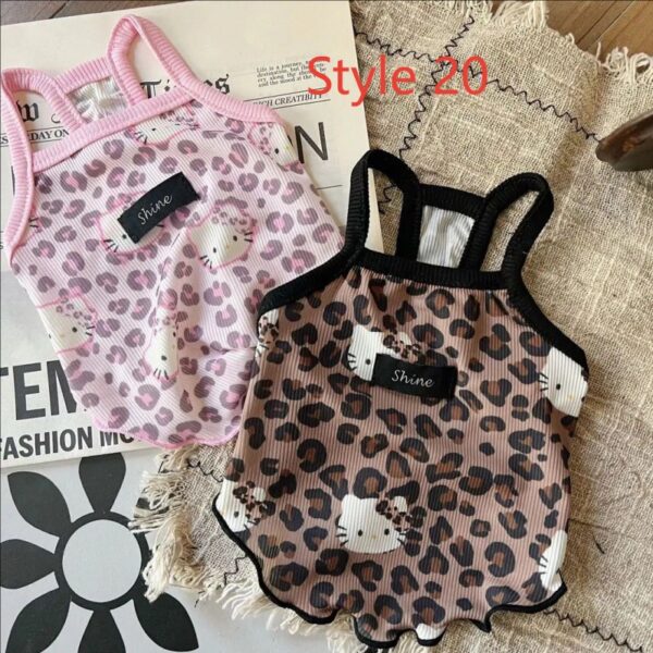 Summer Pet Dresses 3-Pack - Floral Princess Outfits for Small Dogs & Cats Short Description: 3 lightweight breathable dresses with adjustable straps. Perfect for summer! Free shipping worldwide. - 图片 5