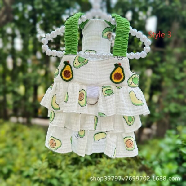 Summer Pet Dresses 3-Pack - Floral Princess Outfits for Small Dogs & Cats Short Description: 3 lightweight breathable dresses with adjustable straps. Perfect for summer! Free shipping worldwide. - 图片 22