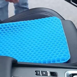 Cooling Gel Pad for Dogs & Cats - Honeycomb Car & Home Pet Mat, Breathable Summer Ice Cooling Pad for Vehicles/Beds/Crates, Non-Toxic Heat Relief
