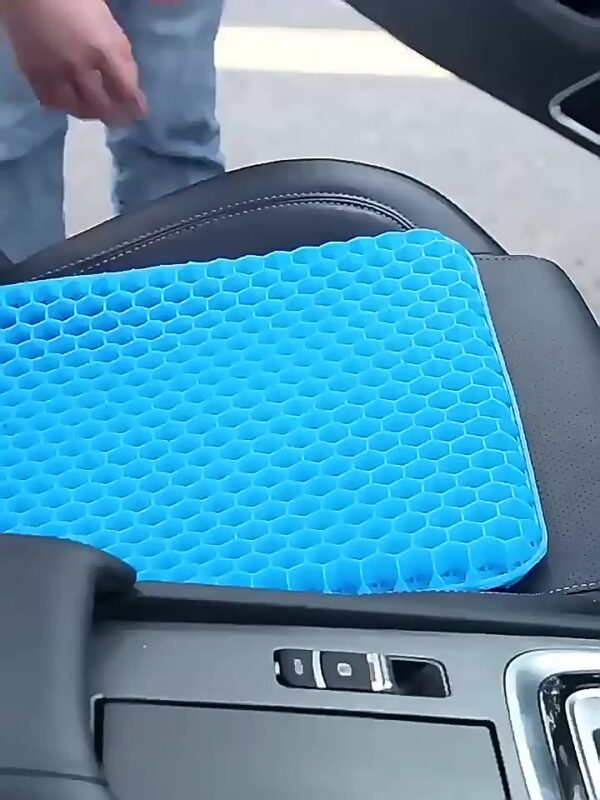 Cooling Gel Pad for Dogs & Cats - Honeycomb Car & Home Pet Mat, Breathable Summer Ice Cooling Pad for Vehicles/Beds/Crates, Non-Toxic Heat Relief