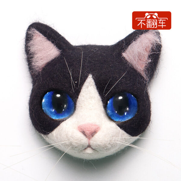 Beginner Cat Felting Kit - DIY Wool Plush Toy with Stable Base & Summer Craft Gift - 图片 13