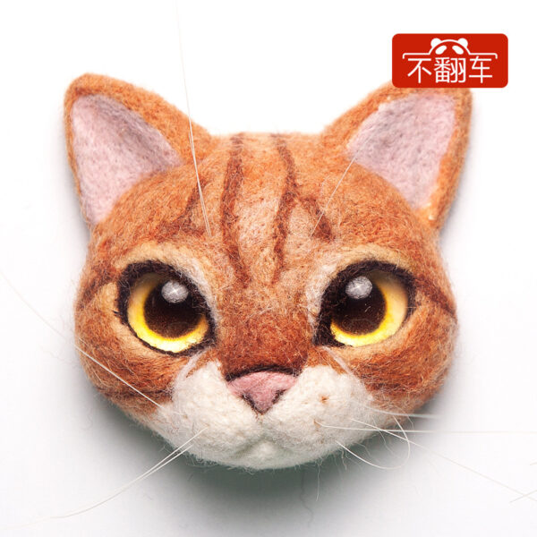 Beginner Cat Felting Kit - DIY Wool Plush Toy with Stable Base & Summer Craft Gift - 图片 11