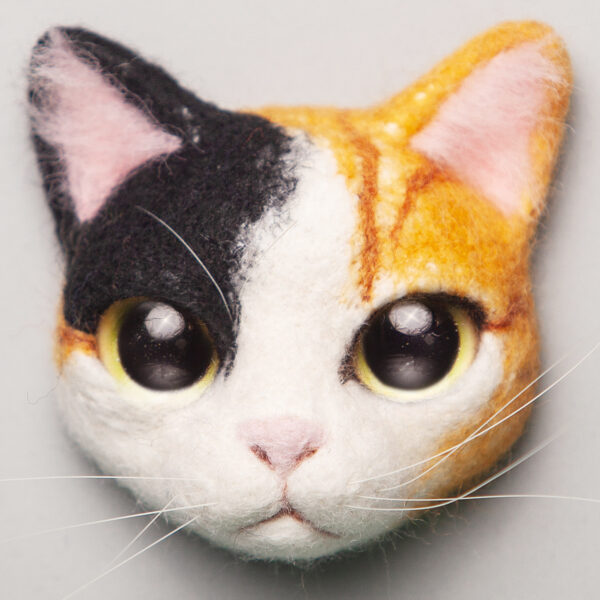 Beginner Cat Felting Kit - DIY Wool Plush Toy with Stable Base & Summer Craft Gift - 图片 8