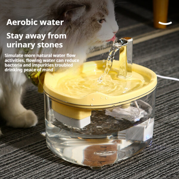 Automatic Pet Water Fountain: 3.2L Large Capacity, Triple Filter, Circulating Fresh Water for Cats & Dogs (Summer Essential) - 图片 2