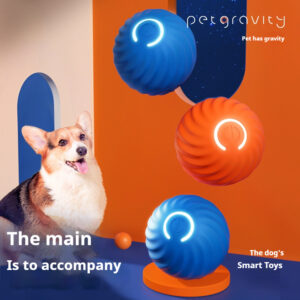 Self-Playing Dog Ball - Automatic Bouncing Chew Proof Toy for Boredom & Anxiety Relief, Durable Outdoor Summer Fun, Stops Destructive Behavior