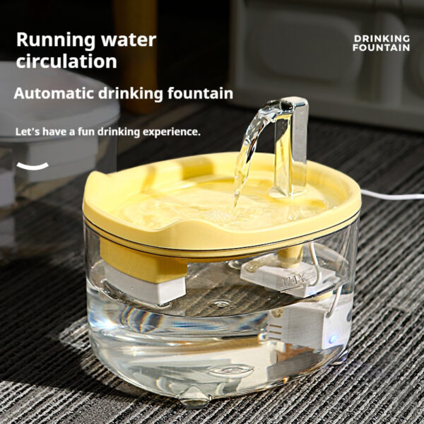 Automatic Pet Water Fountain: 3.2L Large Capacity, Triple Filter, Circulating Fresh Water for Cats & Dogs (Summer Essential) - 图片 3