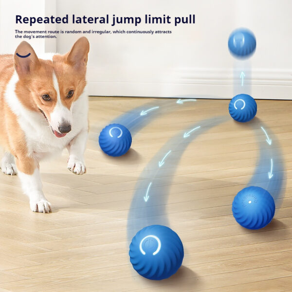Self-Playing Dog Ball - Automatic Bouncing Chew Proof Toy for Boredom & Anxiety Relief, Durable Outdoor Summer Fun, Stops Destructive Behavior - 图片 2