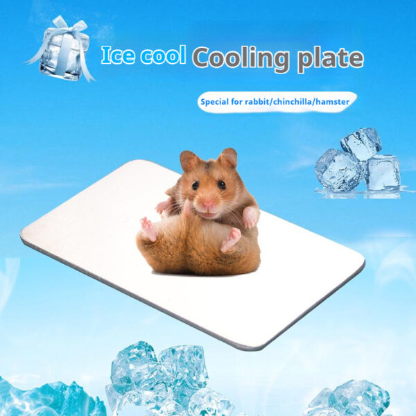 Durable & Scratch-Resistant Aluminum Cooling Plate for Pets - Summer Heat Relief Pad for Rabbits, Hamsters, Cats Outdoors - 图片 4