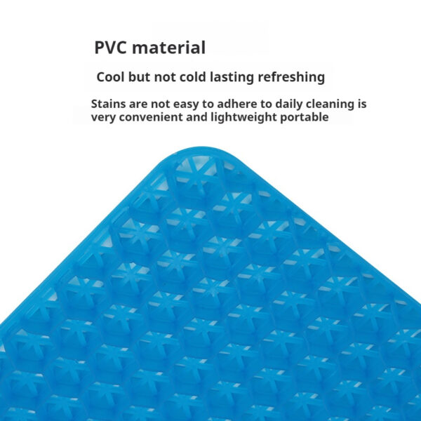 Cooling Gel Pad for Dogs & Cats - Honeycomb Car & Home Pet Mat, Breathable Summer Ice Cooling Pad for Vehicles/Beds/Crates, Non-Toxic Heat Relief - 图片 4