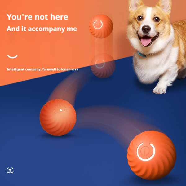 Self-Playing Dog Ball - Automatic Bouncing Chew Proof Toy for Boredom & Anxiety Relief, Durable Outdoor Summer Fun, Stops Destructive Behavior - 图片 3