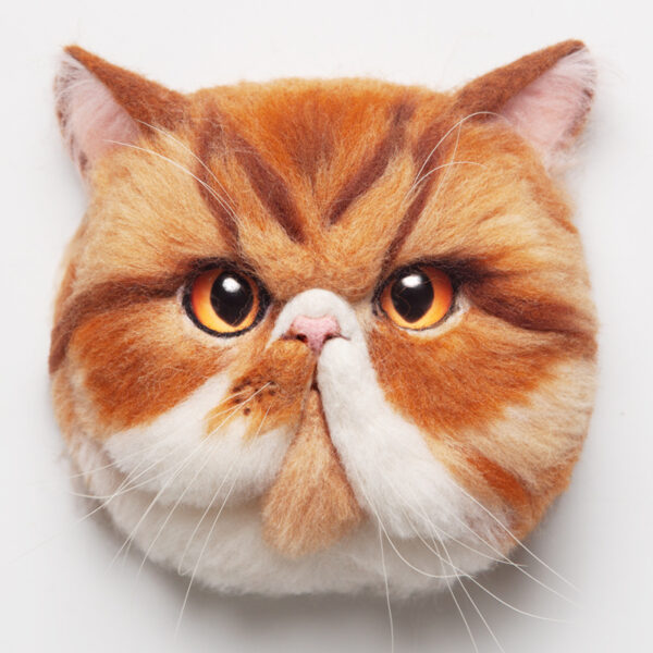 Beginner Cat Felting Kit - DIY Wool Plush Toy with Stable Base & Summer Craft Gift - 图片 21