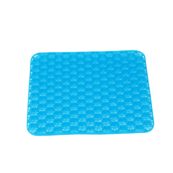 Cooling Gel Pad for Dogs & Cats - Honeycomb Car & Home Pet Mat, Breathable Summer Ice Cooling Pad for Vehicles/Beds/Crates, Non-Toxic Heat Relief - 图片 7
