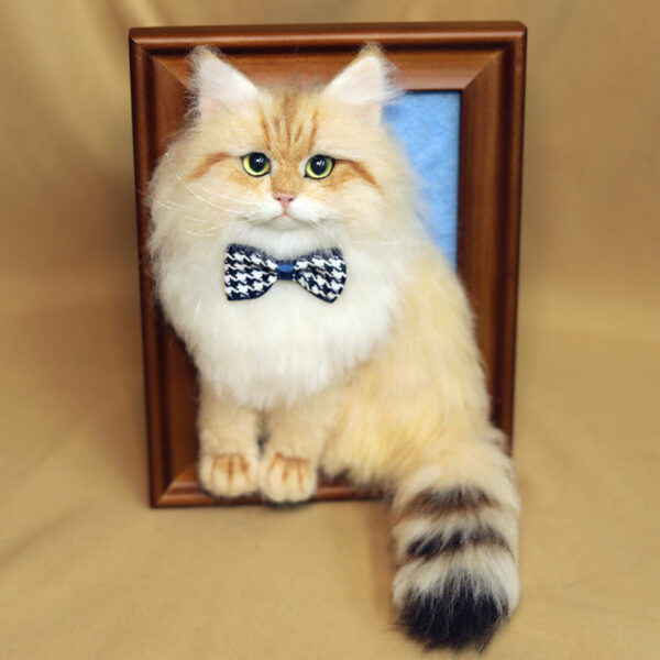 Artisan Custom Needle Felted Pet Portrait | Heirloom Memorial Frame for Cats/Dogs | Handcrafted Wool Keepsake, Unique Personalized Pet Lovers Gift - 图片 7