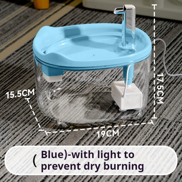 Automatic Pet Water Fountain: 3.2L Large Capacity, Triple Filter, Circulating Fresh Water for Cats & Dogs (Summer Essential) - 图片 12