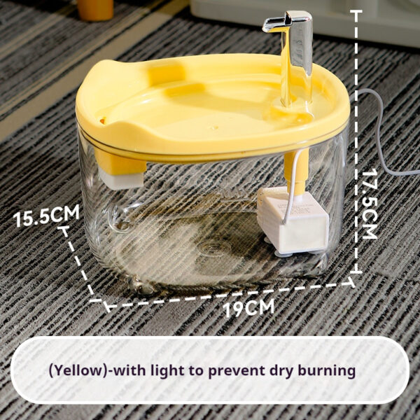 Automatic Pet Water Fountain: 3.2L Large Capacity, Triple Filter, Circulating Fresh Water for Cats & Dogs (Summer Essential) - 图片 11