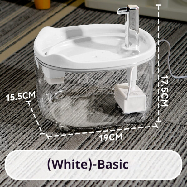 Automatic Pet Water Fountain: 3.2L Large Capacity, Triple Filter, Circulating Fresh Water for Cats & Dogs (Summer Essential) - 图片 7